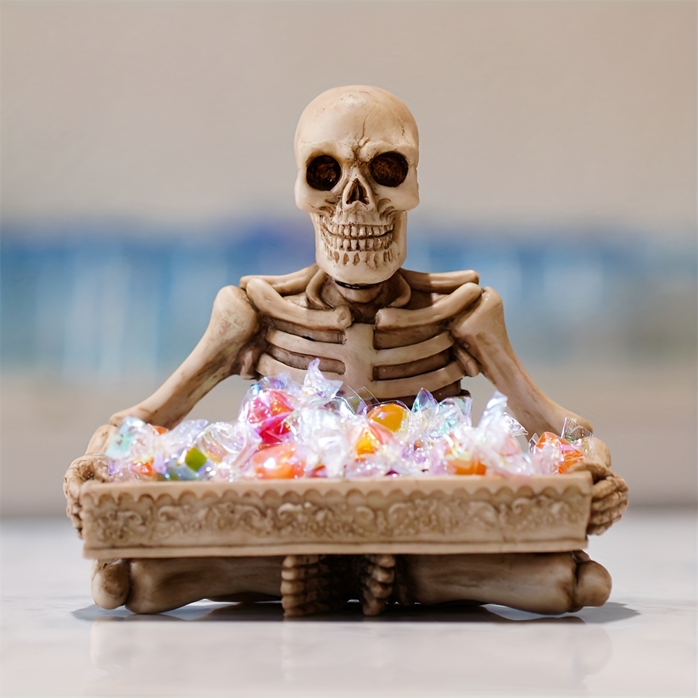 Skull Slot Storage Tray - Square Design